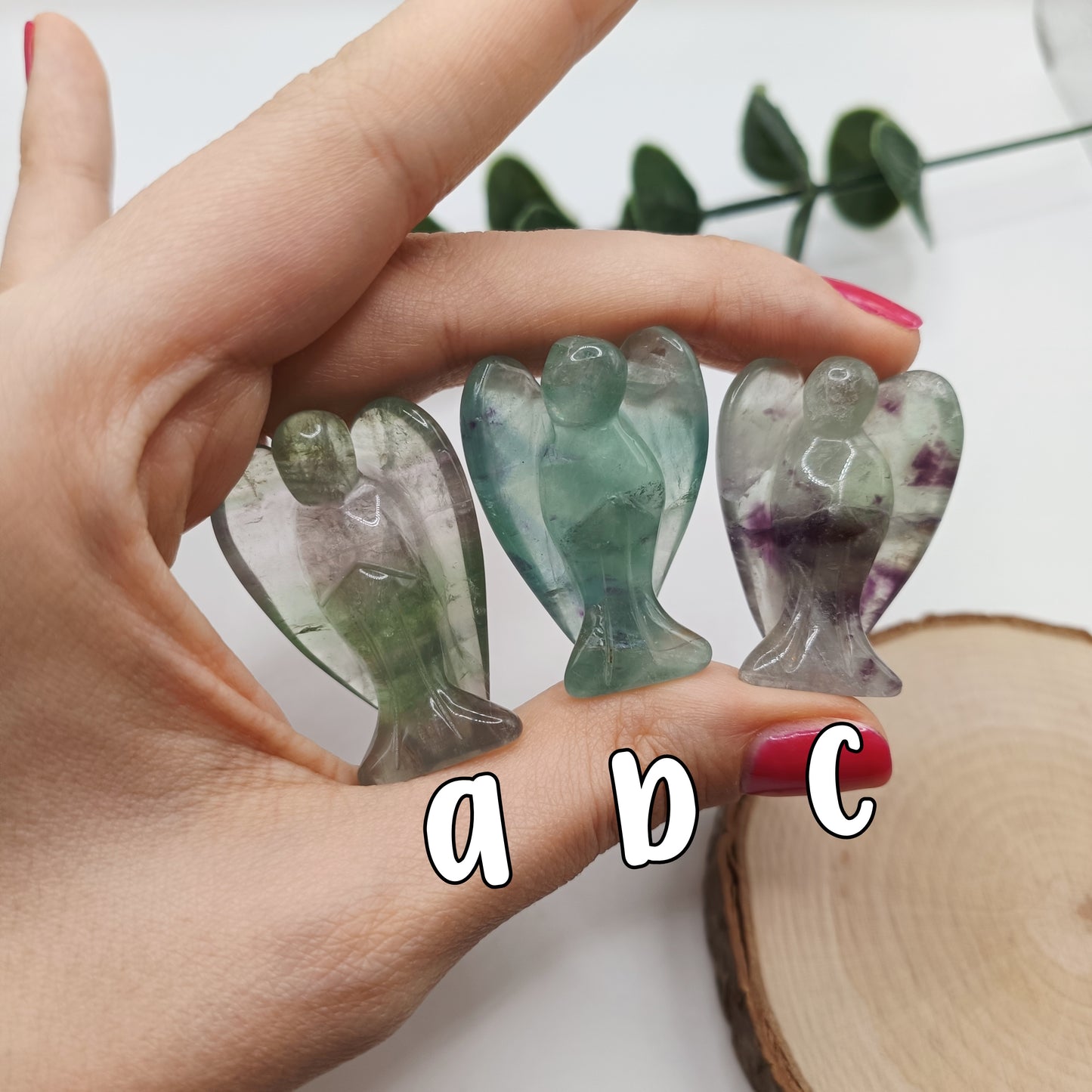 Angelo in fluorite