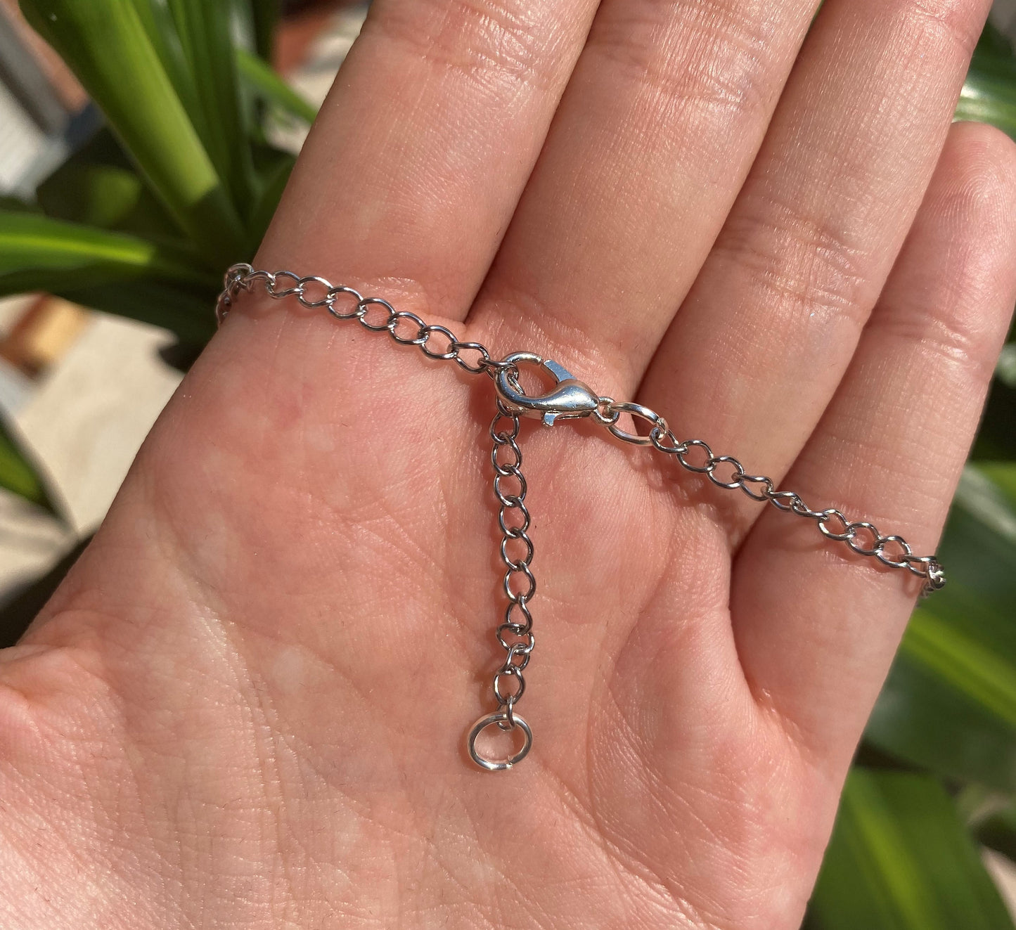 Bracciale catena e perle