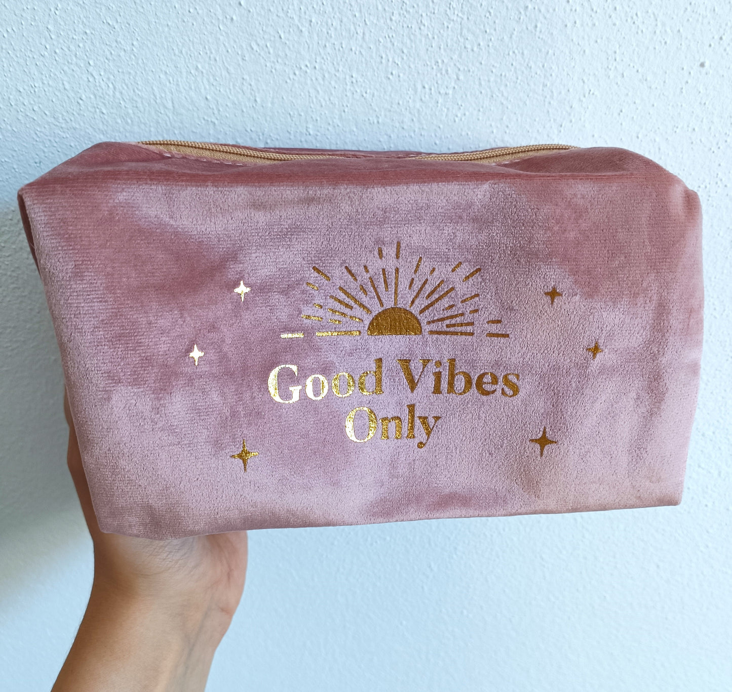 Porta trucchi/astuccio ''good vibes only''