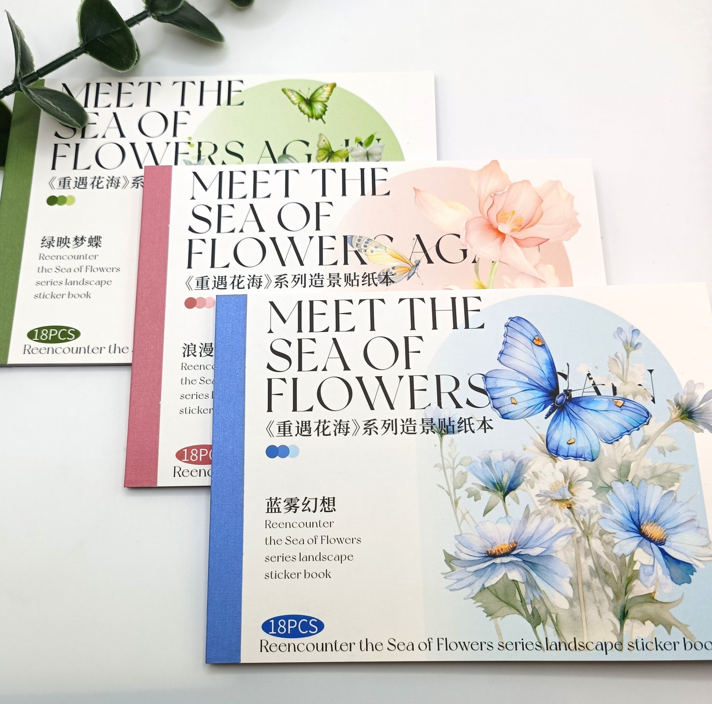 Libro stickers ''meet the sea of flowers again''