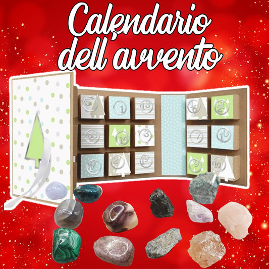 PREORDINE Calendario dell'avvento SOLO PIETRE - 24 caselle