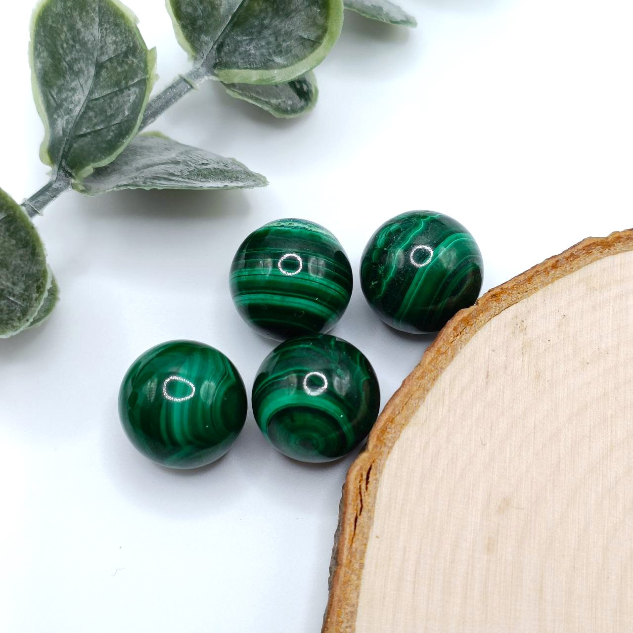 Mini sfera in Malachite