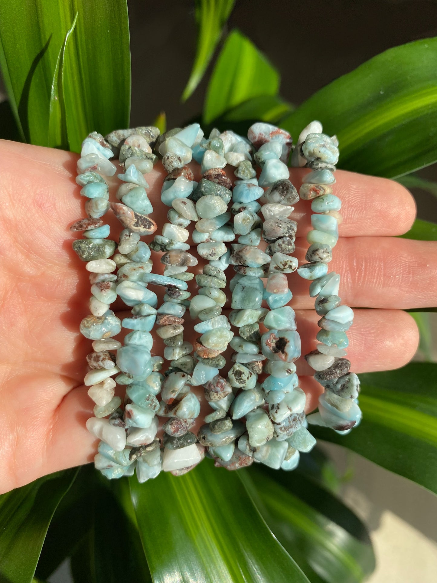 Bracciale chips in Larimar